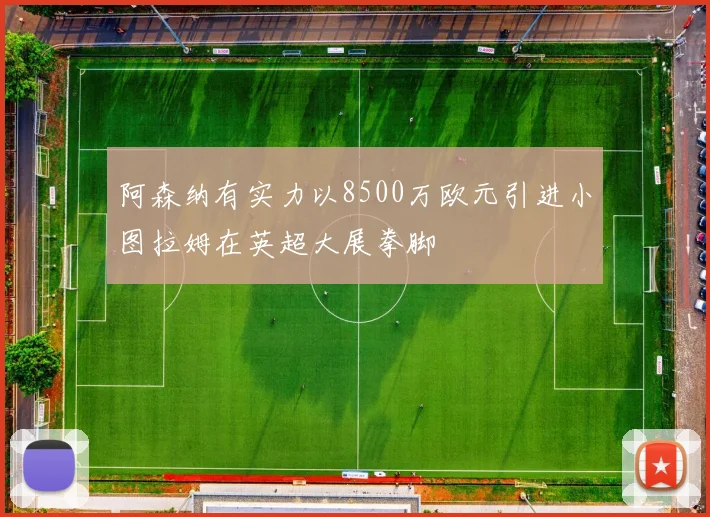 阿森纳有实力以8500万欧元引进小图拉姆在英超大展拳脚